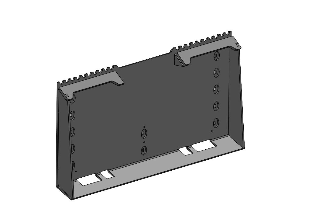 Full Size Rake Attachment Plate
