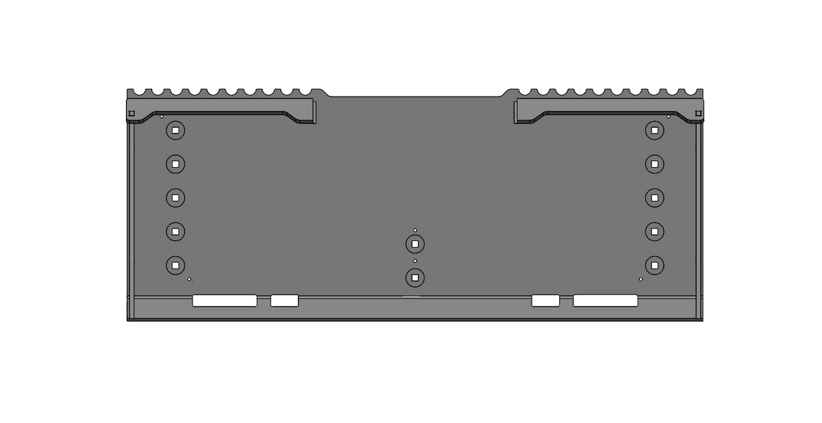 Full Size Rake Attachment Plate