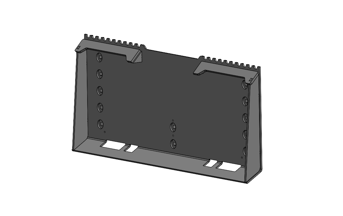 Full Size Rake Attachment Plate