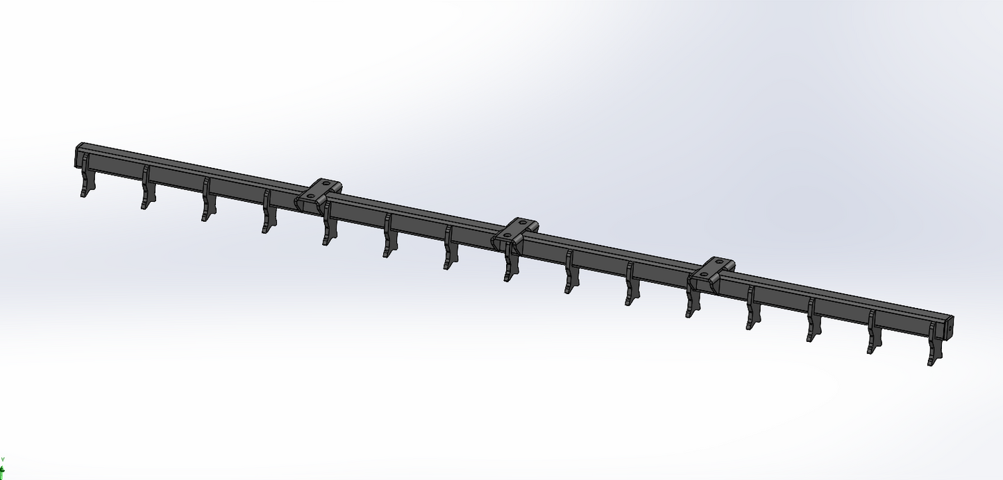 Full Size Rake Tooth Bars