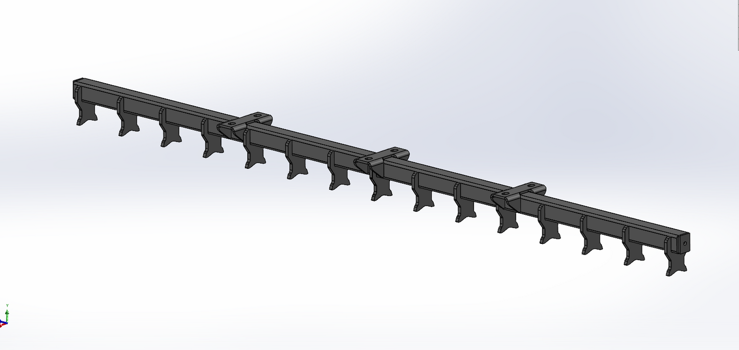 Full Size Rake Tooth Bars