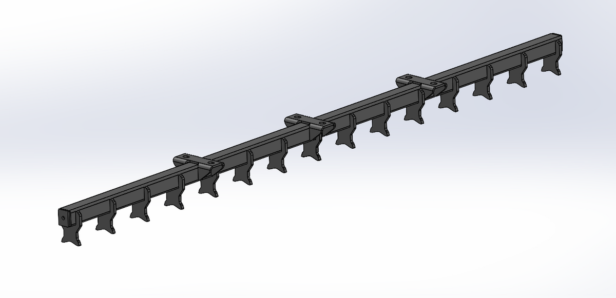 Full Size Rake Tooth Bars